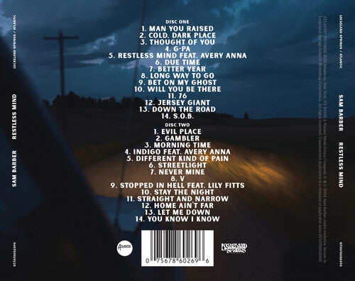 Sam Barber - Restless Mind Music CD