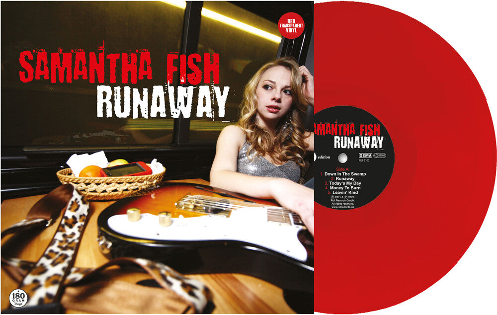 Samantha Fish - Runaway (Bonv) [Colored Vinyl] [180 Gram] (Red) Vinyl Record