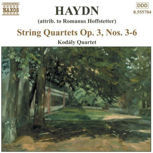 the album cover for Kodaly Quartet - String Quartets Op 3 Nos 3-6