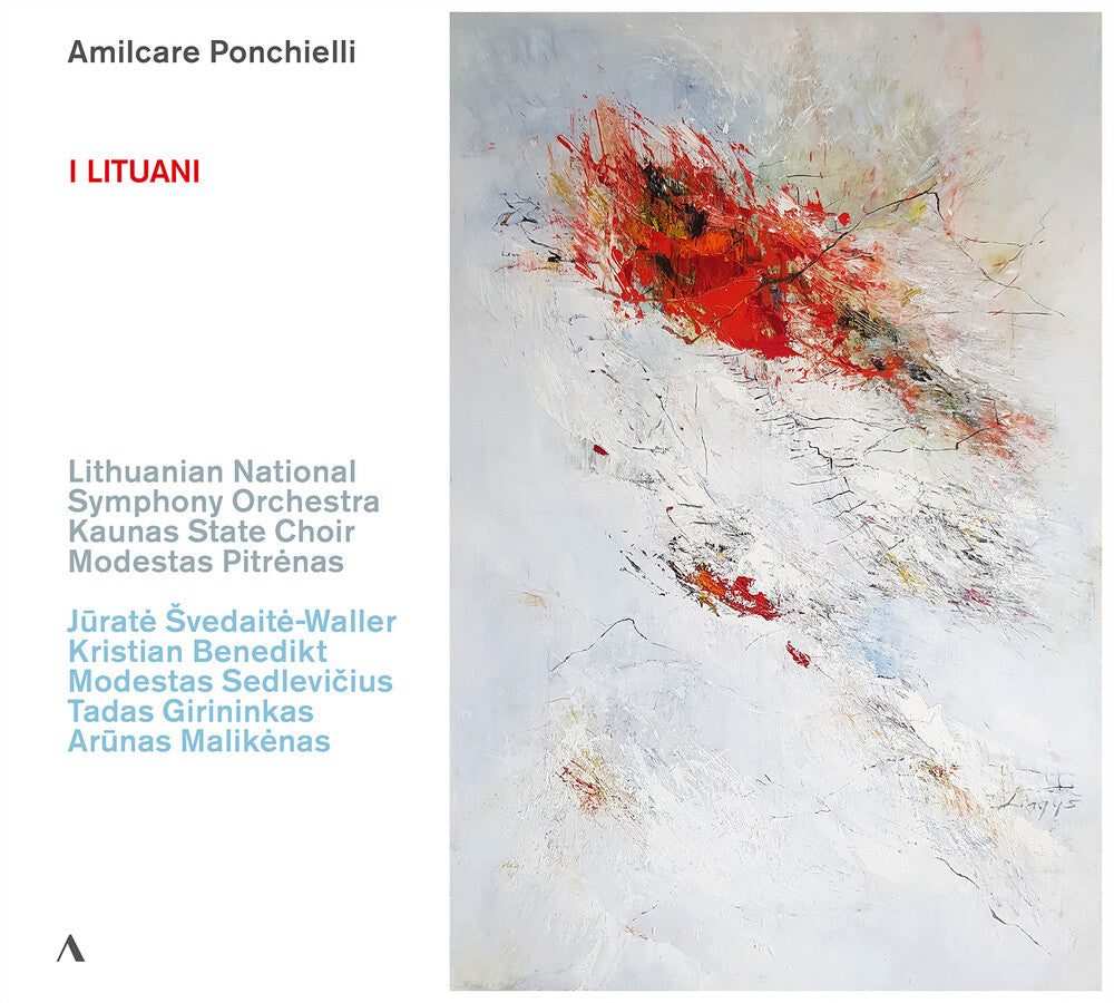 the album cover for Ghislanzoni / Ponchielli / Kaunas State Choir - I Lituani