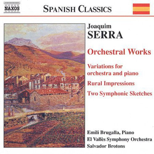 the album cover for J. Serra - Orchestral Works