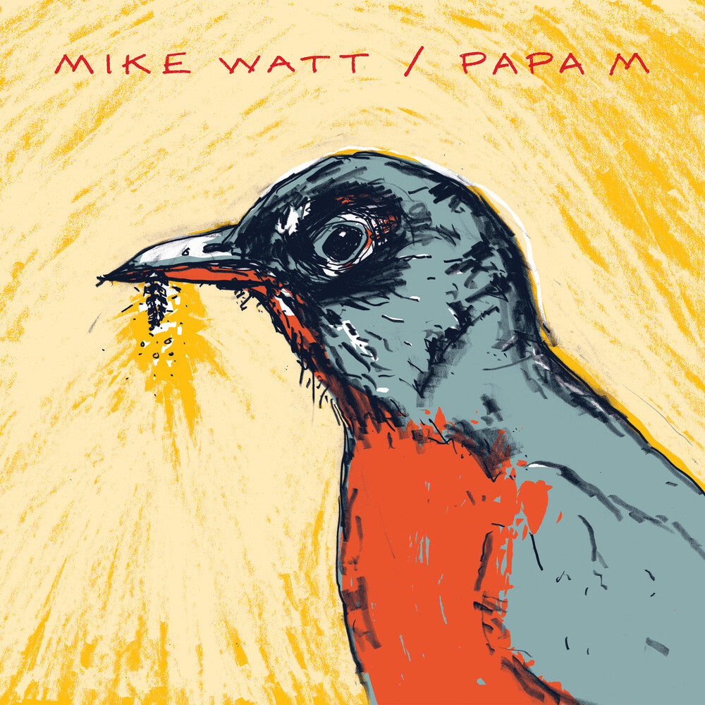 the album cover for Mike Watt  /Papa M - Mike Watt // Papa M - Red Opaque [Colored Vinyl] [Limited Edition]