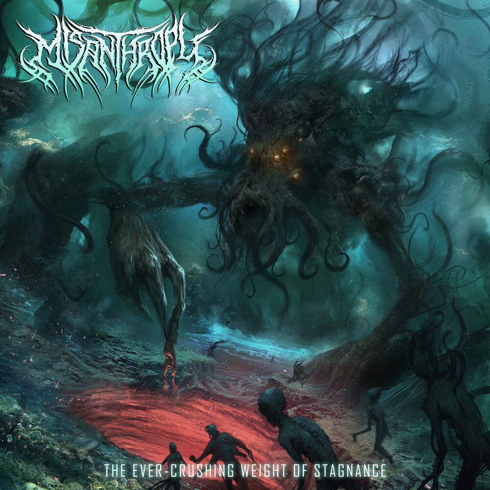 the album cover for Misanthropy - Ever?-?Crushing Weight Of Stagnance
