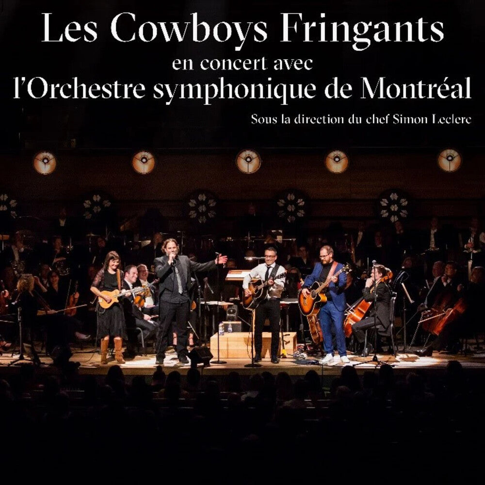 the album cover for Les Cowboys Fringants - En Concert Avec I'o Sm (Can)
