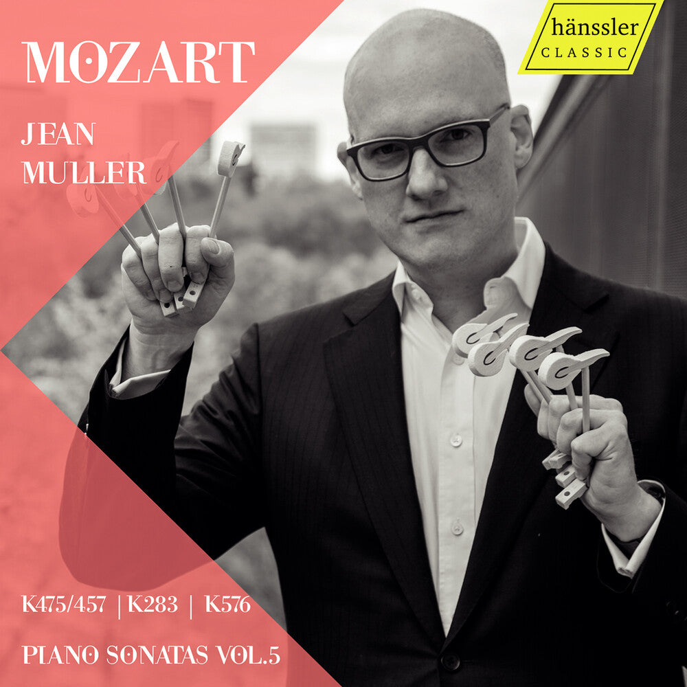 the album cover for Mozart / Muller - Complete Piano Sonatas Vol. 5