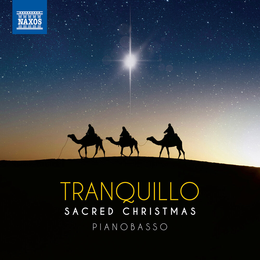 the album cover for PianoBasso - Tranquillo - Sacred Christmas