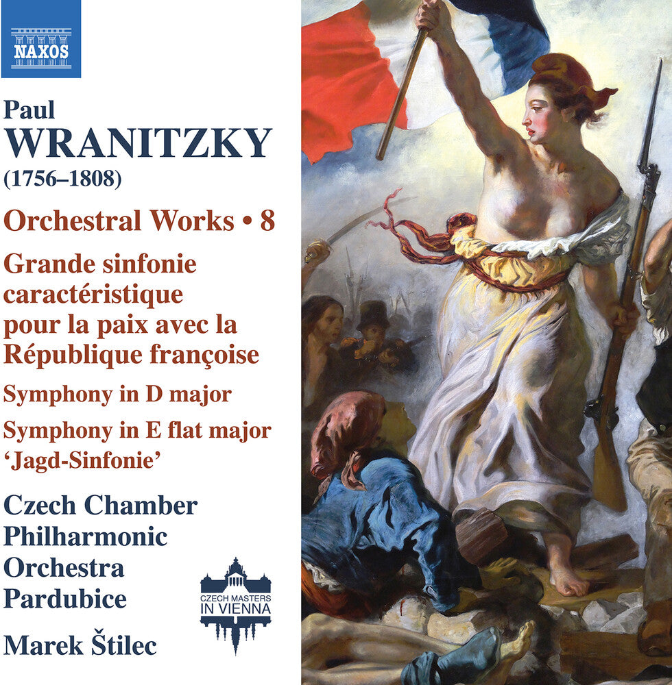 the album cover for Wranitzky / Czech Chamber Philharmonic Orchestra - Orchestral Works, Vol. 8