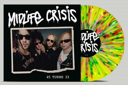 Midlife Crisis - 45 Turns 33 [Multicolour-splatter] Vinyl Record