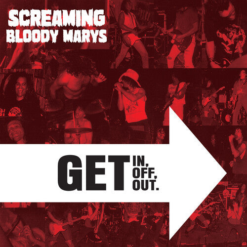 Screaming Bloody Marys - Get in, Get Off. Get Out. [Clear] Vinyl Record