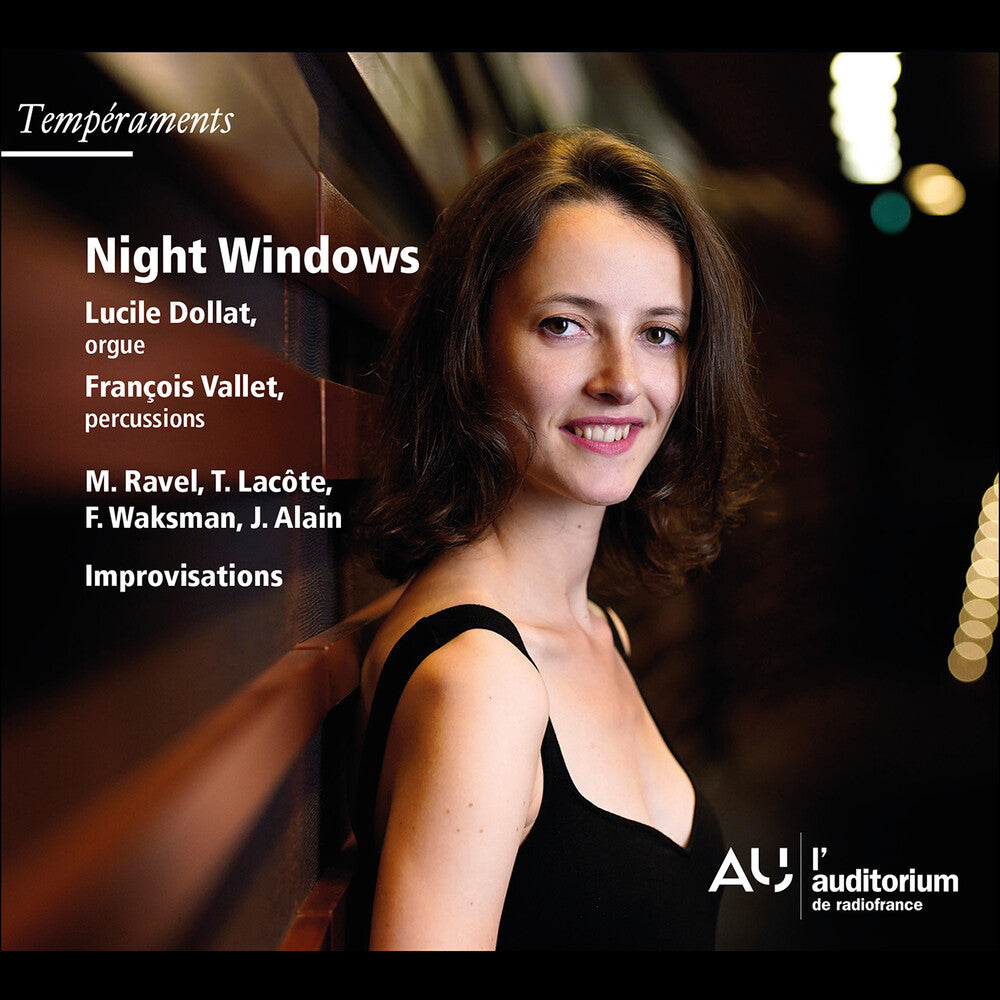 the album cover for Alain / Ravel / Dollat - Night Windows