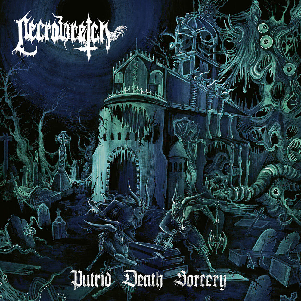 the album cover for Necrowretch - Putrid Death Sorcery