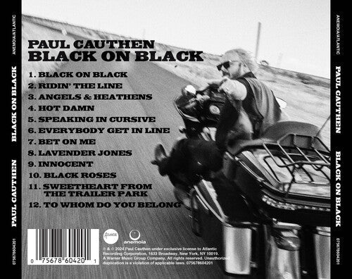 Paul Cauthen - Black On Black Music CD