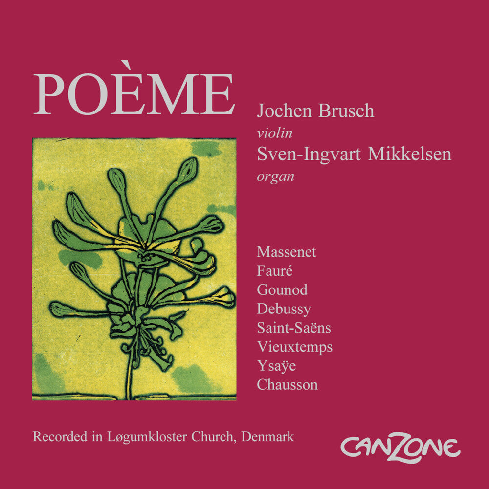 the album cover for Jochem Brusch - Poeme