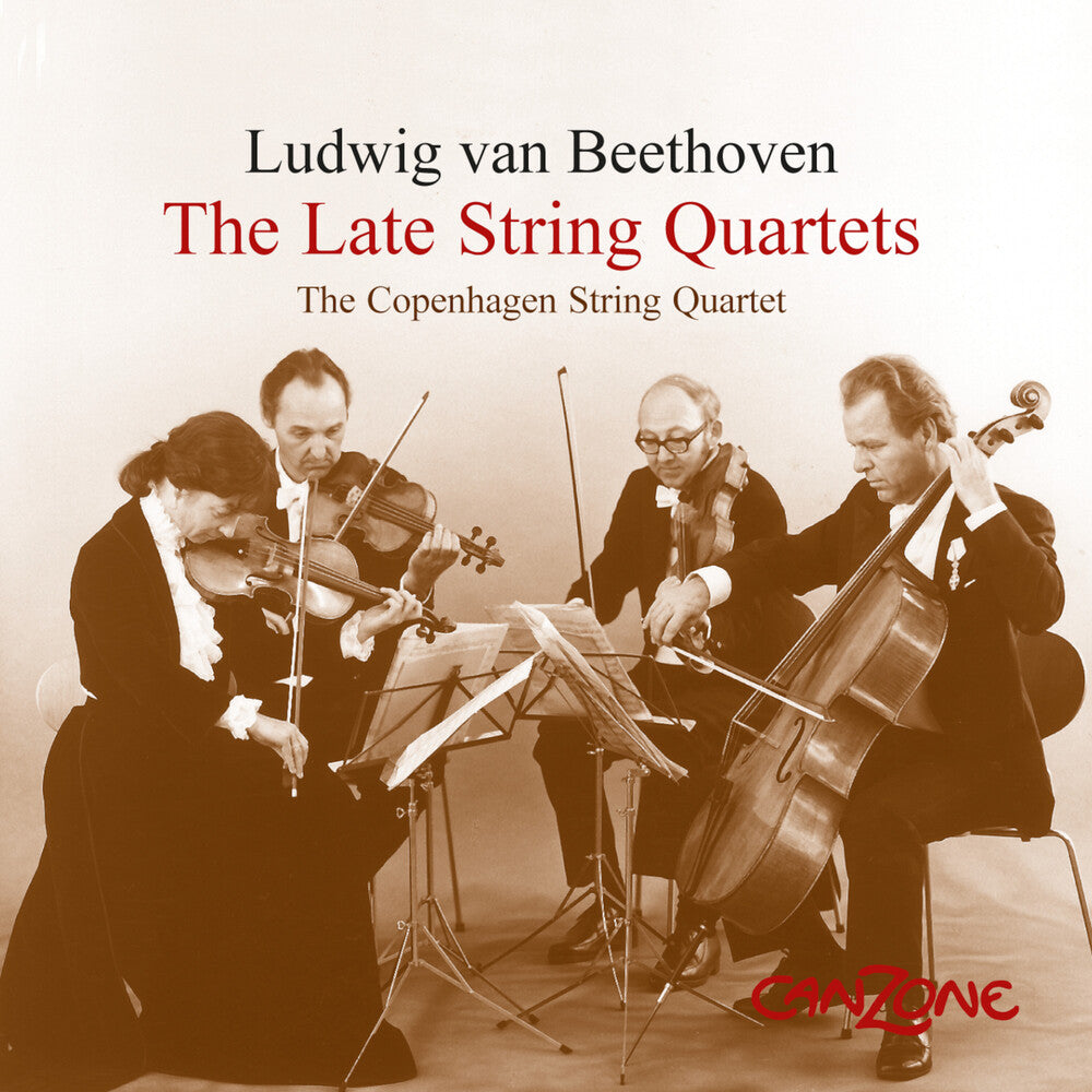 the album cover for Copenhagen String Quartet - Beethoven: The Late String Quartets