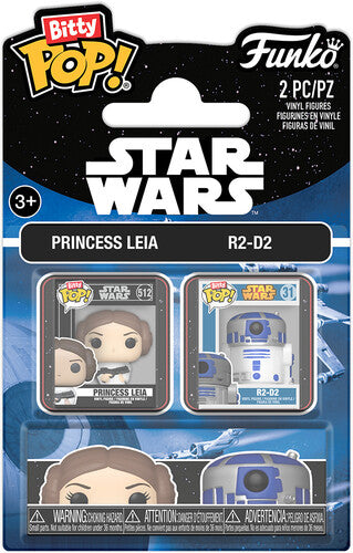 Bitty Pop Star Wars - Bitty Pop Star Wars 2 Pack Leia & R2d2 - Collectibles