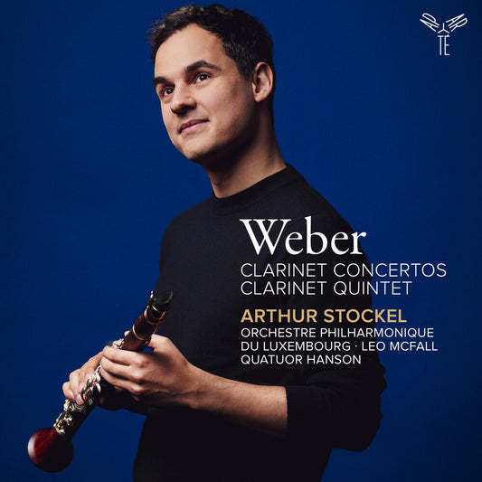 the album cover for Arthur Stockel - Weber: Clarinet Concertos Clarinet Quintet