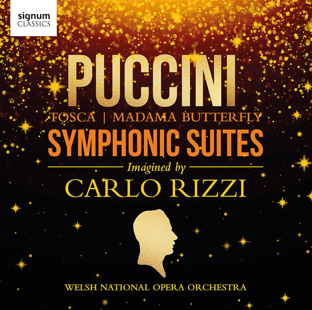 the album cover for Puccini / Welsh National Opera Orchestra - Symphonic Suites
