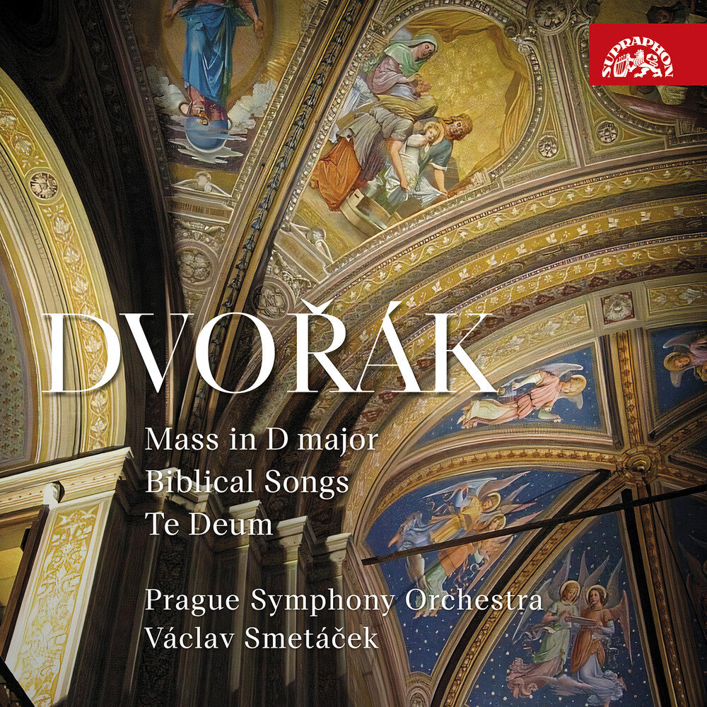 the album cover for Dvorak / Machotkova / Skatulova - Mass In D Major Biblical Songs Te Deum