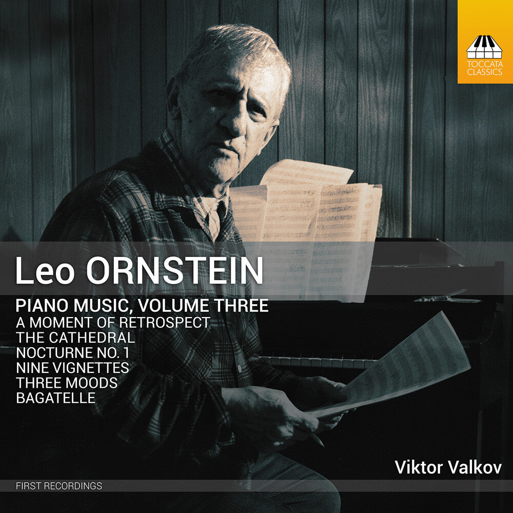the album cover for Ornstein / Valkov - Piano Music Vol. 3