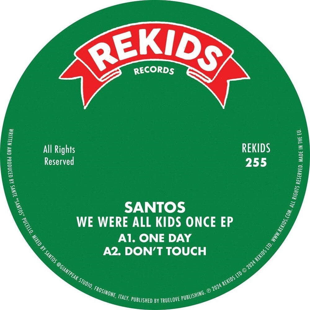 the album cover for Santos - We Were All Kids Once (Ep)