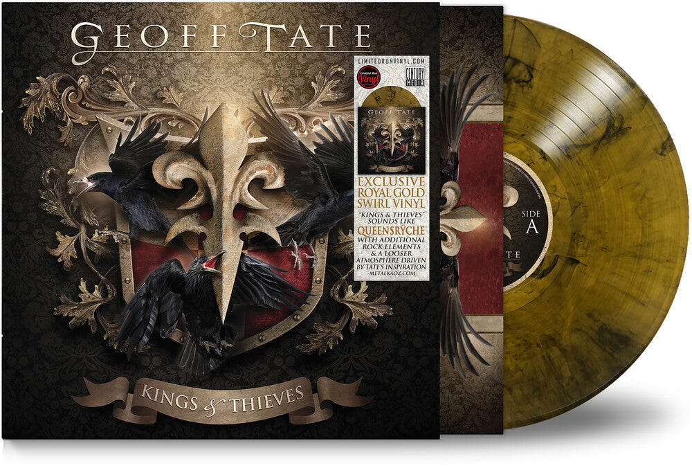 Geoff Tate - King's & Thieves - Royal Gold Swirl [Colored Vinyl] (Gold) Vinyl Record