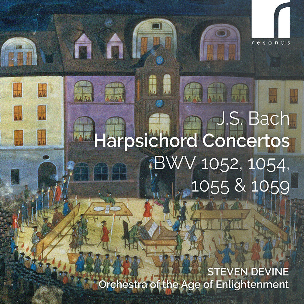 the album cover for J Bach .S. / Orchestra Of The Age Of Enlightenmokal - Harpsichord Concertos Bwv 1052, 1054, 1055 & 1059