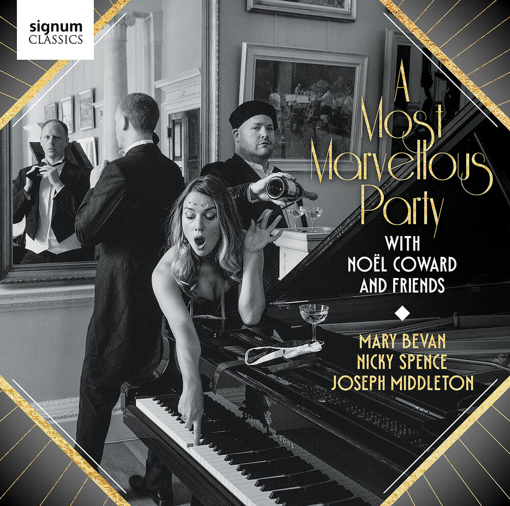 the album cover for Britten / Gershwin / Middleton - Most Marvellous Party