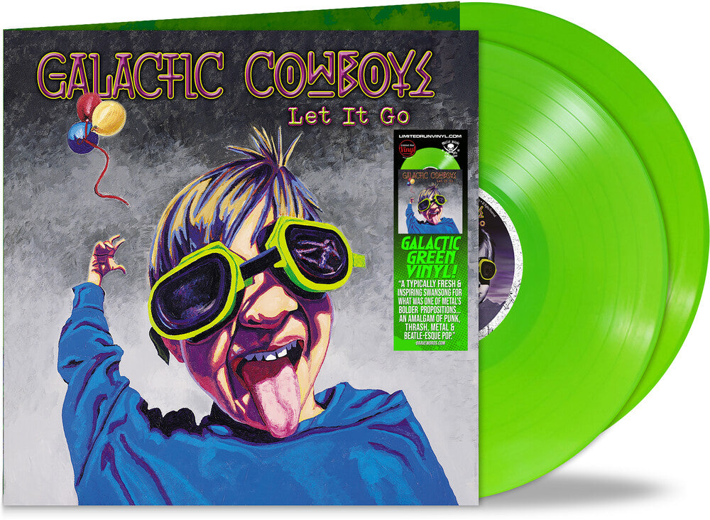 Galactic Cowboys - Let It Go - Galactic Green [Colored Vinyl] (Gate) (Grn) Vinyl Record