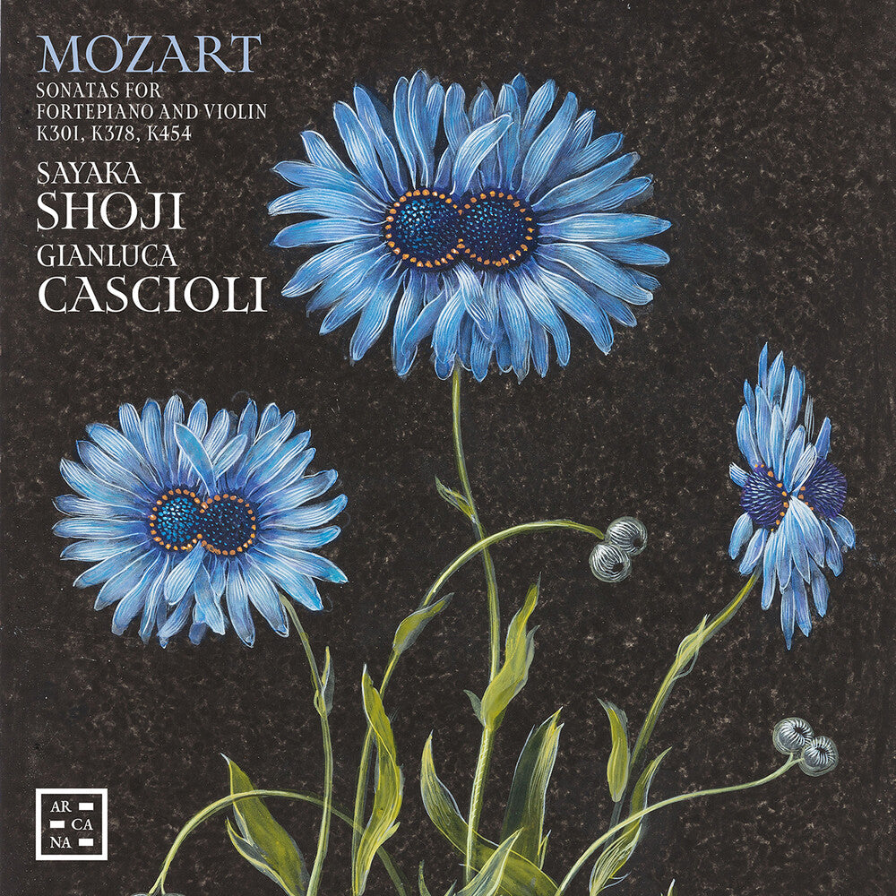 the album cover for Mozart / Cascioli / Shoji - Sonatas For Fortepiano & Violin K301 K378 & K454