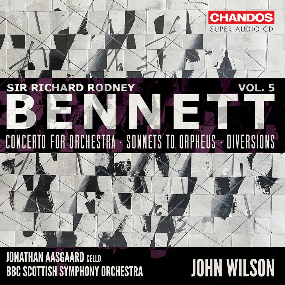 the album cover for Bennett / Aasgaard / Bbc Scottish Symphony Orch - Orchestral Works Vol. 5 (Hybr)