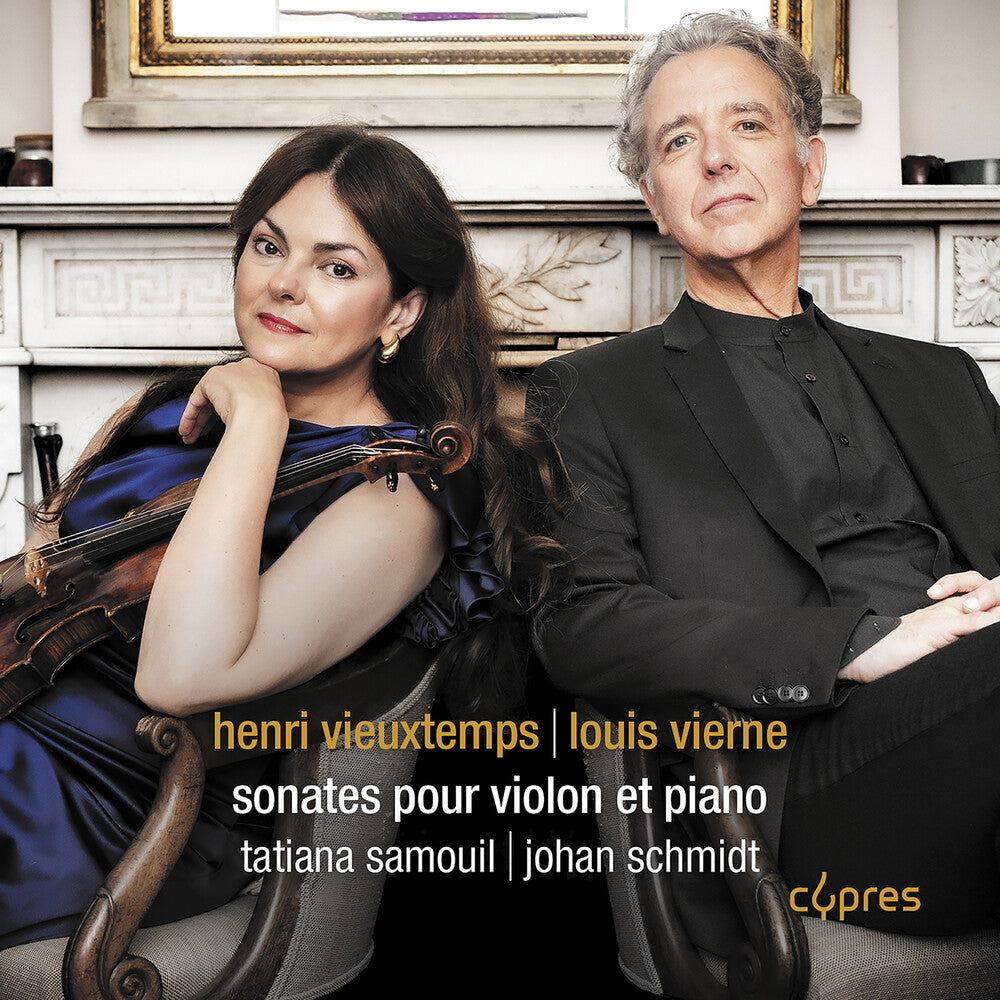 the album cover for Vierne / Vieuxtemps / Schmidt - Sonates Pour Violon Et Piano