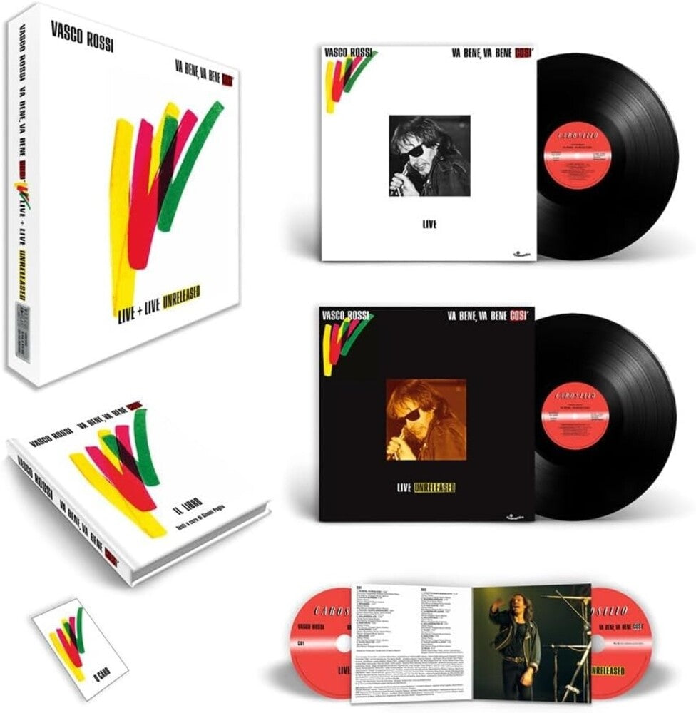 Va Bene Va Bene Cosi Live + Live Unreleased: 40th [LP] Vinyl Record