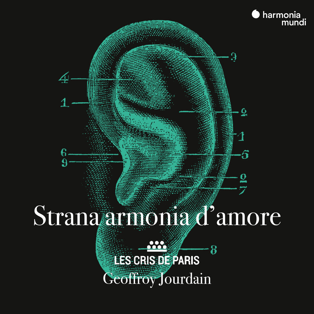 the album cover for Les Cris De Paris / Geoffroy Jourdain - Strana Armonia D'amore