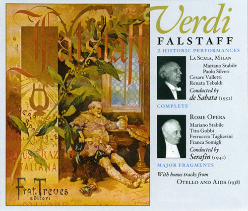 Verdi / Stabile / Tebaldi / Canali / De Sabata - Falstaff - Music CD