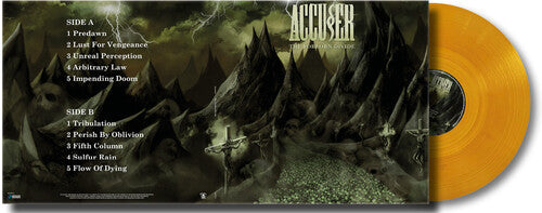 Accuser - The Forlorn Divide - 3mm Spinned Sleeve [Orange] Vinyl Record