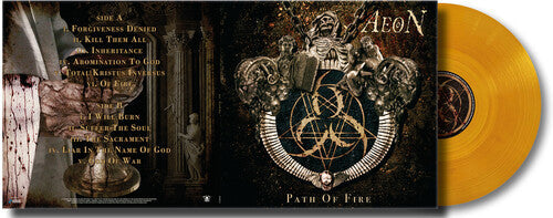 Aeon - Path Of Fire - 3mm Spinned Sleeve [Orange] Vinyl Record