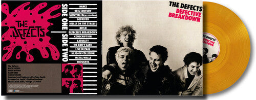 The Defects - Defective Breakdown (3mm Spinned Sleeve) [Orange] Vinyl Record