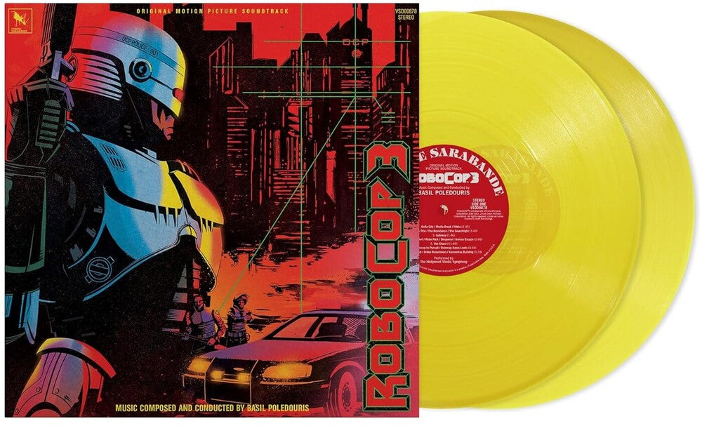 Basil Poledouris - Robocop 3 - Original Motion Picture Soundtrack (Deluxe Edition) [Yellow 2LP] Vinyl Record
