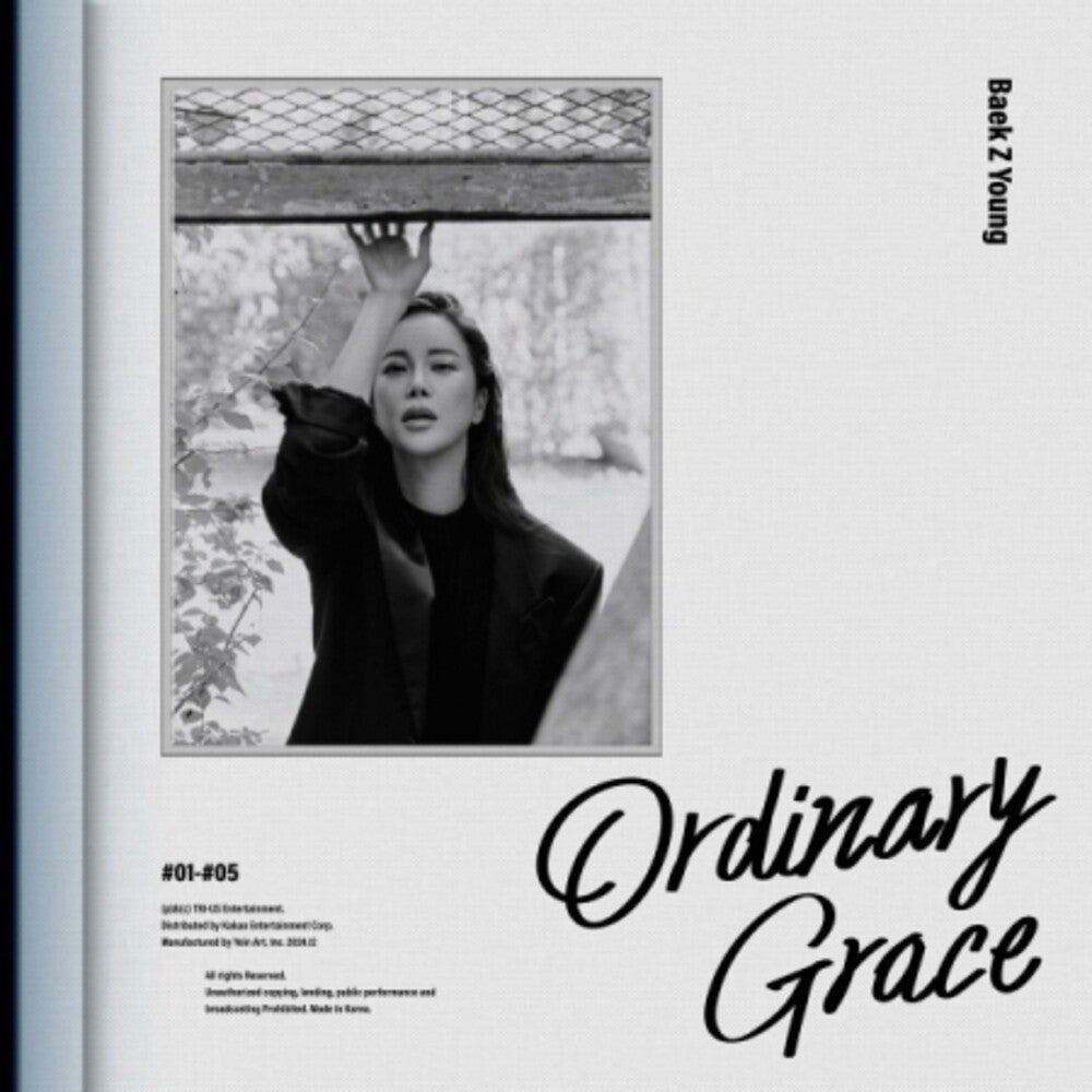 the album cover for Baek Z Young - Ordinary Grace (Asia)