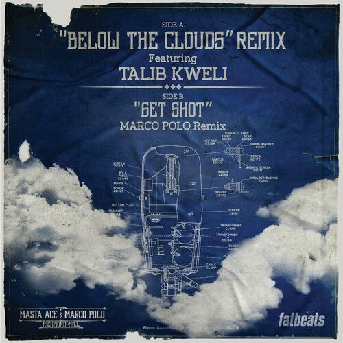 Below The Clouds (remix) B/w Get Shot (remix) Vinyl Record