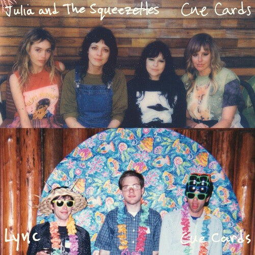 Julia & the Squeezettes & Lync - Cue Cards [Blue] Vinyl Record