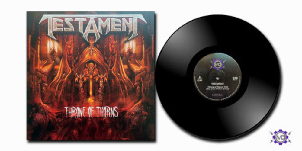 the album cover for Testament - Throne Of Thorns