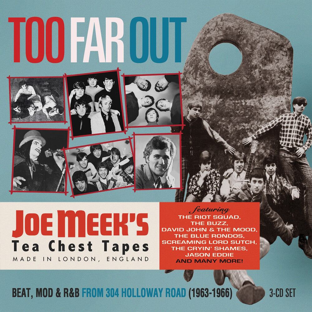 the album cover for Too Far Out: Beat Mod & R&B From 304 Holloway Road - Too Far Out: Beat Mod & R&B From 304 Holloway Road