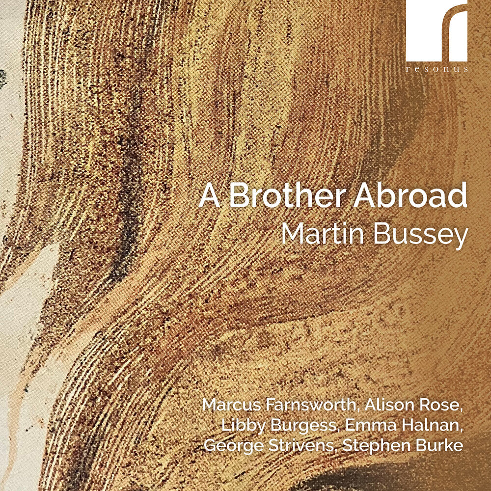 the album cover for Martin Bussey  / Farnsworth,Marcus / Rose,Alsion - Martin Bussey: A Brother Abroad (Uk)