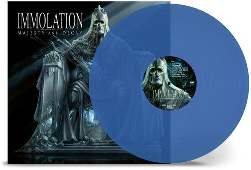 Immolation - Majesty and Decay [Trans Blue] Vinyl Record