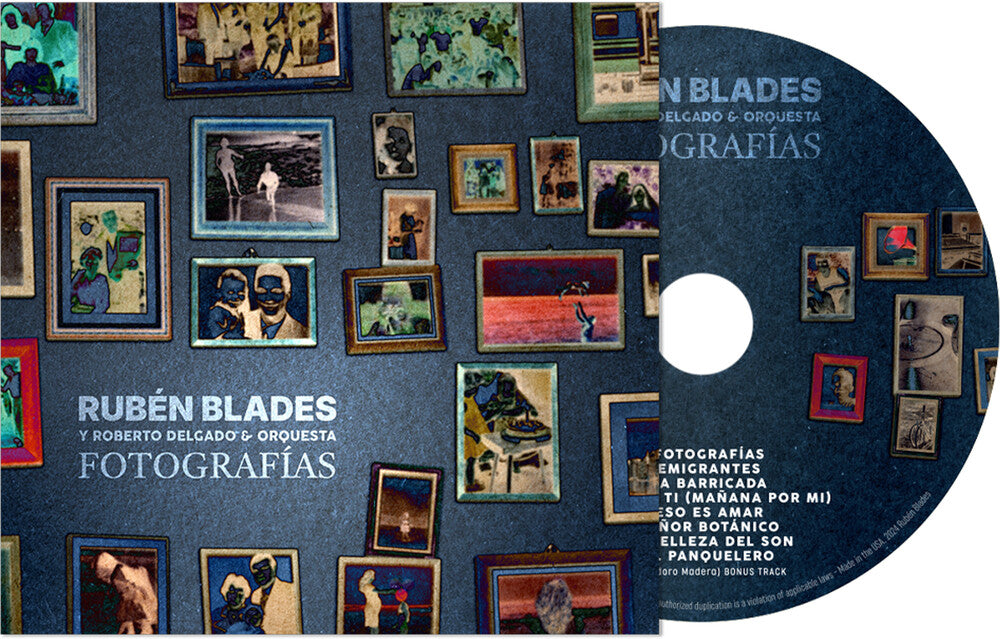 the album cover for Ruben Blades  / Delgado,Roberto - Fotografias [Digipak]