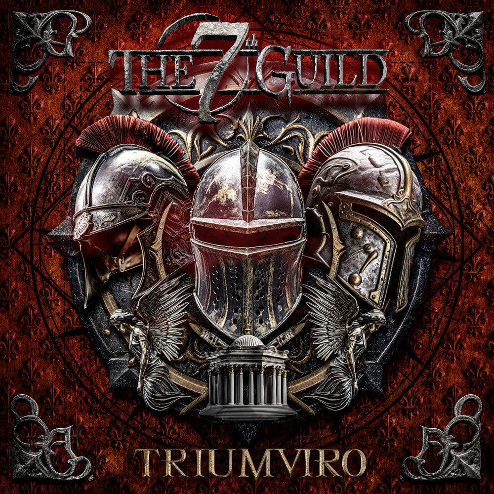 the album cover for 7th Guild - Triumviro