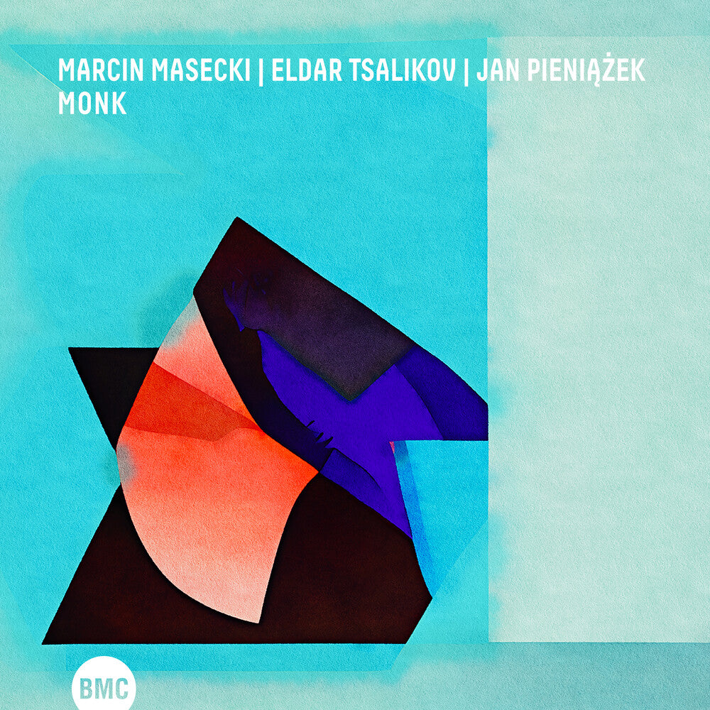 the album cover for Marcin Masecki  / Tsalikov,Eldar / Pienaqzek,Jan - Monk