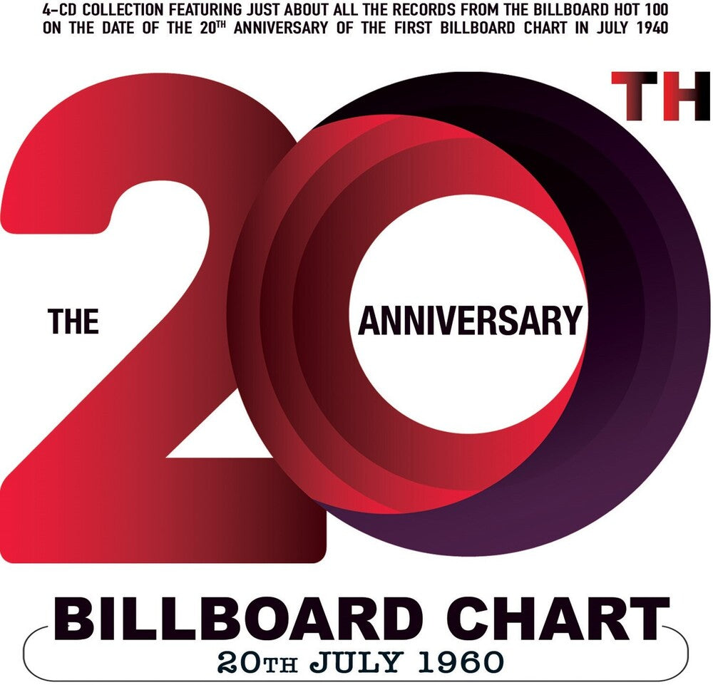 the album cover for 20th Anniversary Billboard Chart July 1960 / Var - 20th Anniversary Billboard Chart July 1960 / Var