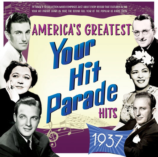 the album cover for America's Greatest Your Hit Parade Hits 1937 / Var - America's Greatest Your Hit Parade Hits 1937 / Var